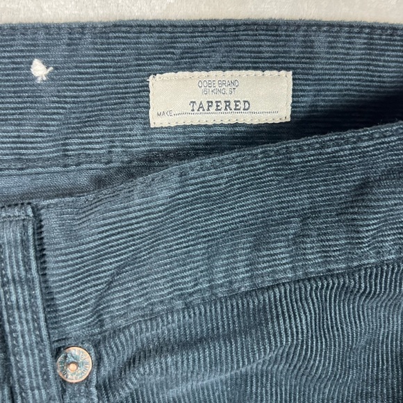 Oobe Brand King St. Charleston Southern 36W 30L Navy Corduroy Pants EUC - Picture 6 of 12